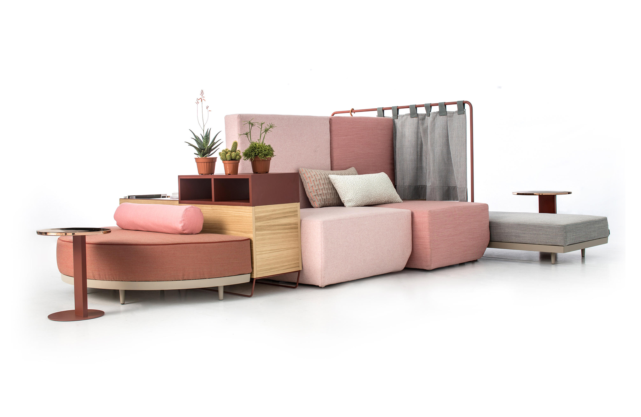 办公沙发|大堂沙发|办公家具|设计师家具|比基尼岛公共沙发