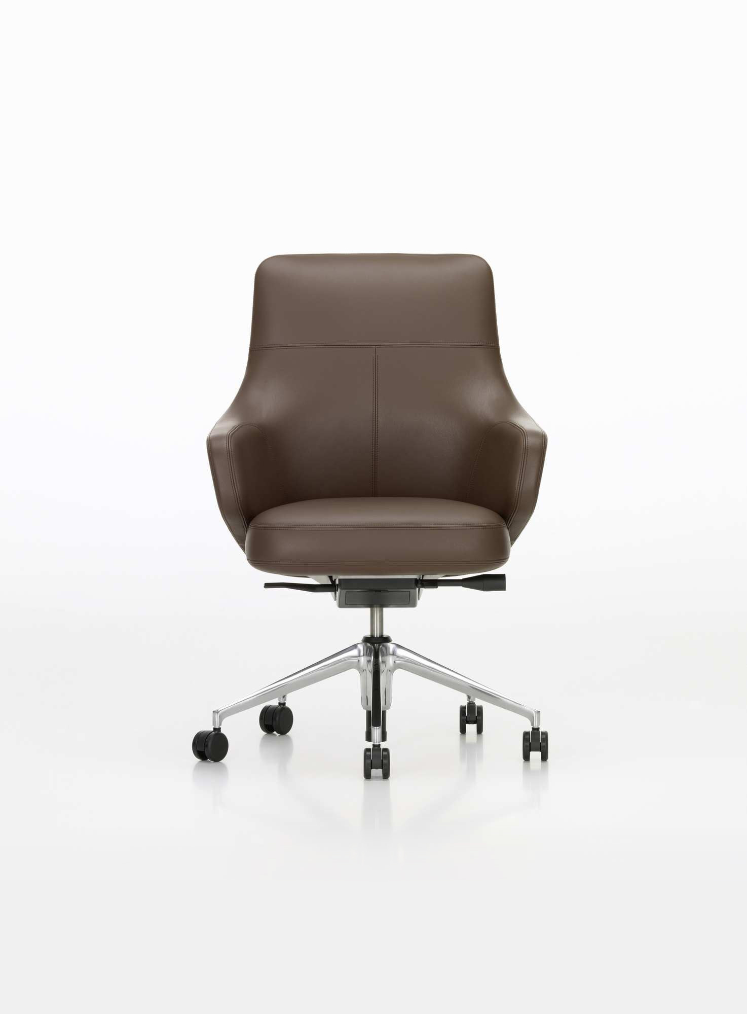 [办公椅|现代真皮会议椅|办公家具|设计师家具|Grand 中班椅]