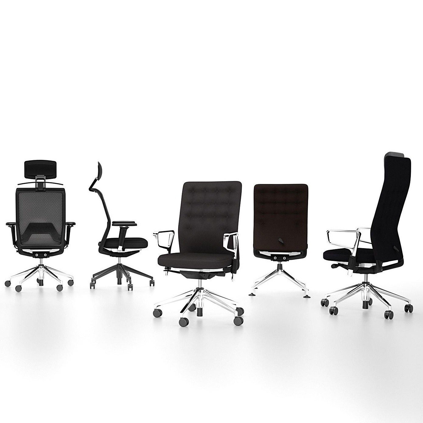 办公椅|现代真皮中班椅|办公家具|设计师家具|ID Trim 大班椅