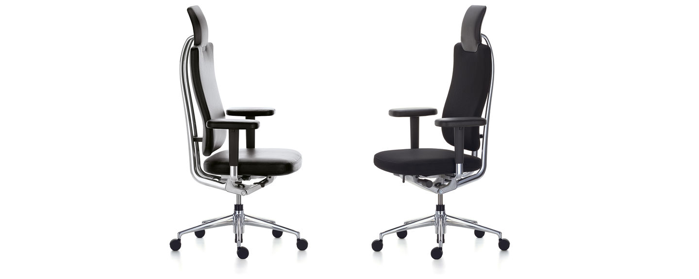 办公椅|现代真皮中班椅|办公家具|设计师家具|HeadLine 大班椅