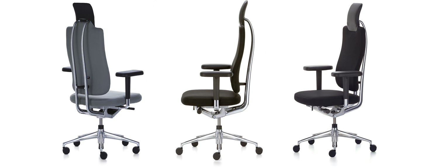 办公椅|现代真皮中班椅|办公家具|设计师家具|HeadLine 大班椅