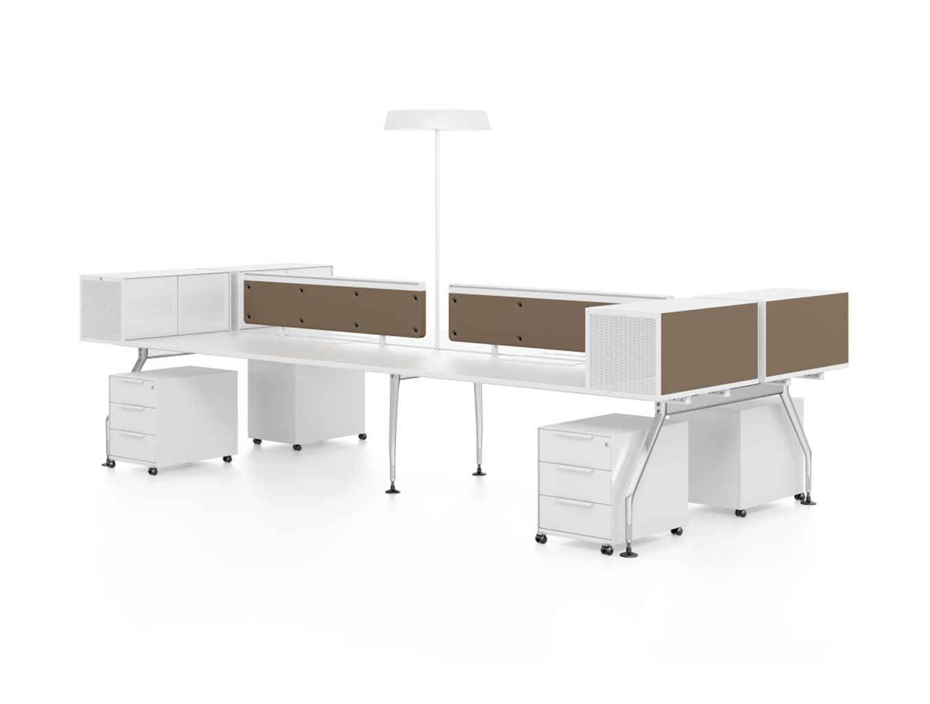 办公屏风|办公屏风系统|办公家具|设计师家具|Ad Hoc 桌面组合办公台