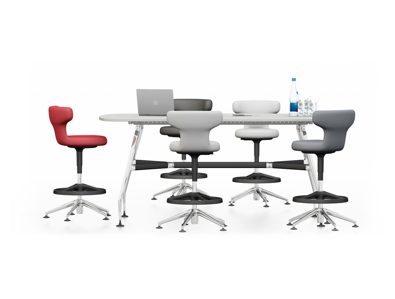 会议台|实木洽谈台|办公家具|设计师家具|Ad Hoc 高脚洽谈台