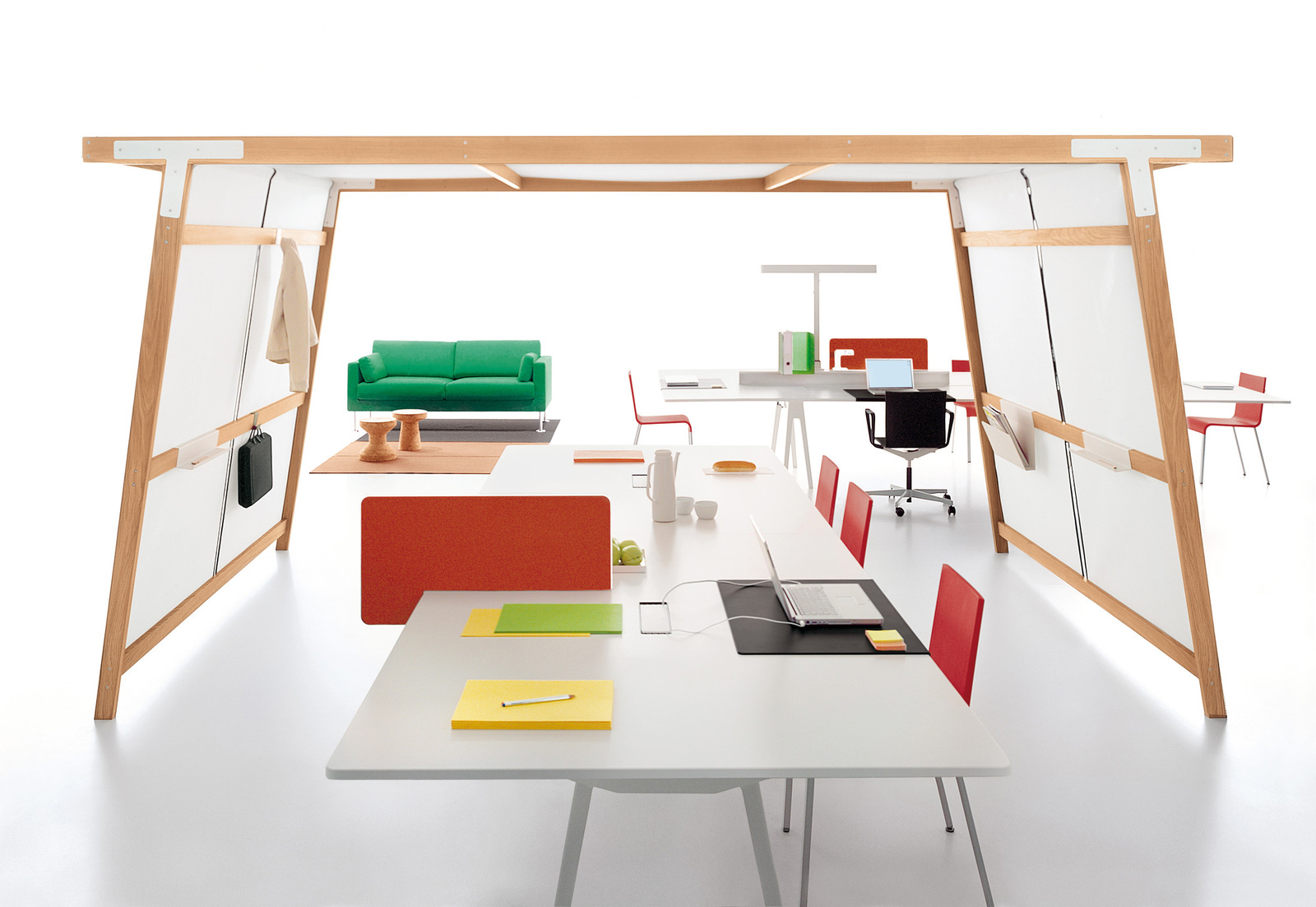 办公屏风|办公屏风系统|办公家具|设计师家具|Joyn 桌面组合办公台