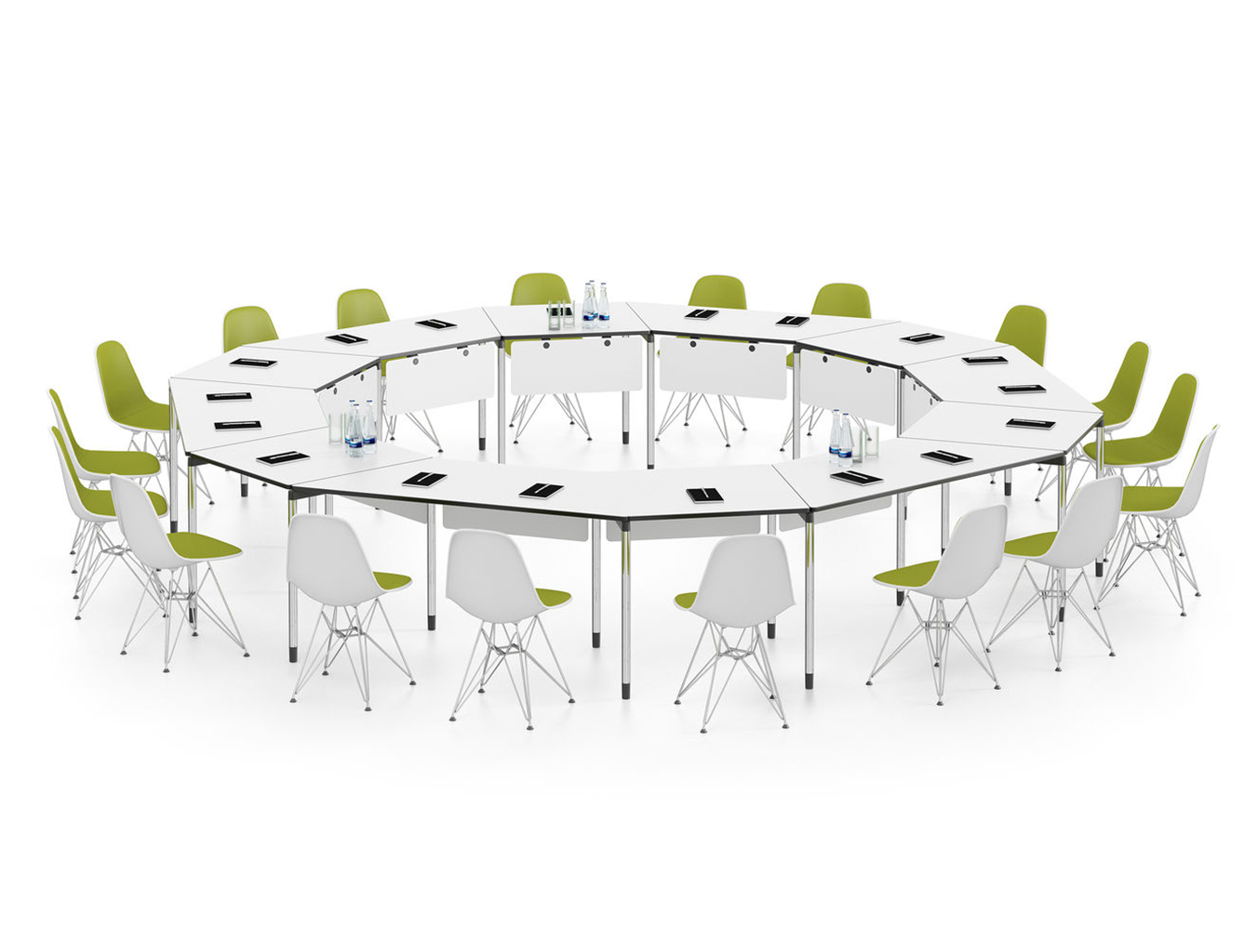 [会议台|实木会议台|办公家具|设计师家具|Map 多拼会议台]