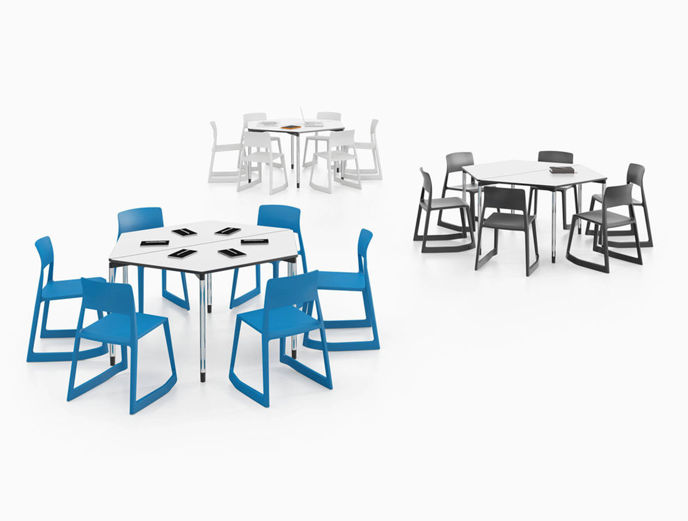 会议台|实木会议台|办公家具|设计师家具|Map 多拼会议台