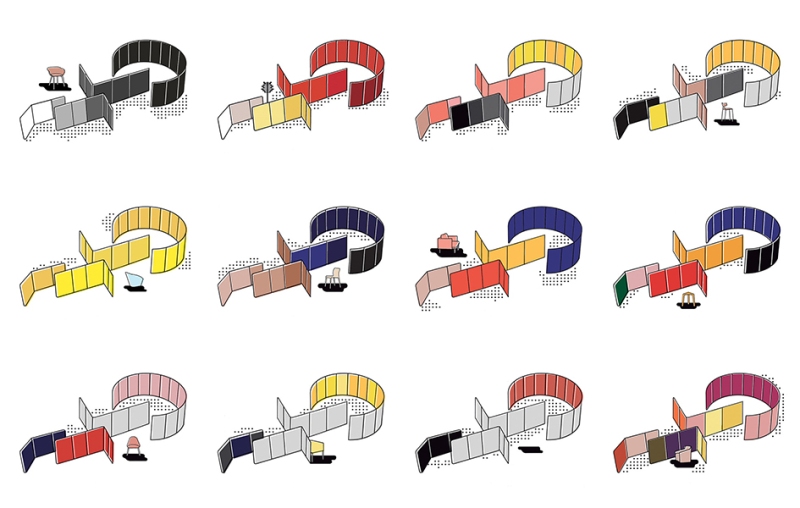 办公屏风|高隔间系统|办公家具|设计师家具|帕拉万空间隔断屏风