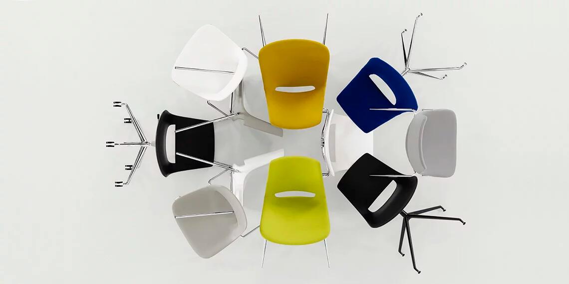 培训家具|布面培训椅|办公家具|设计师家具|Palm 餐椅/培训椅