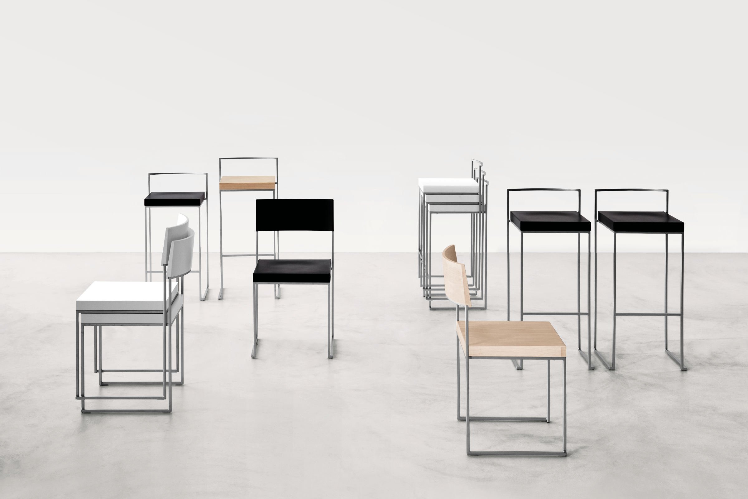 开云（中国） - 坐具|吧椅/凳子|办公家具|设计师家具|CUBA + CUBO 凳/吧椅