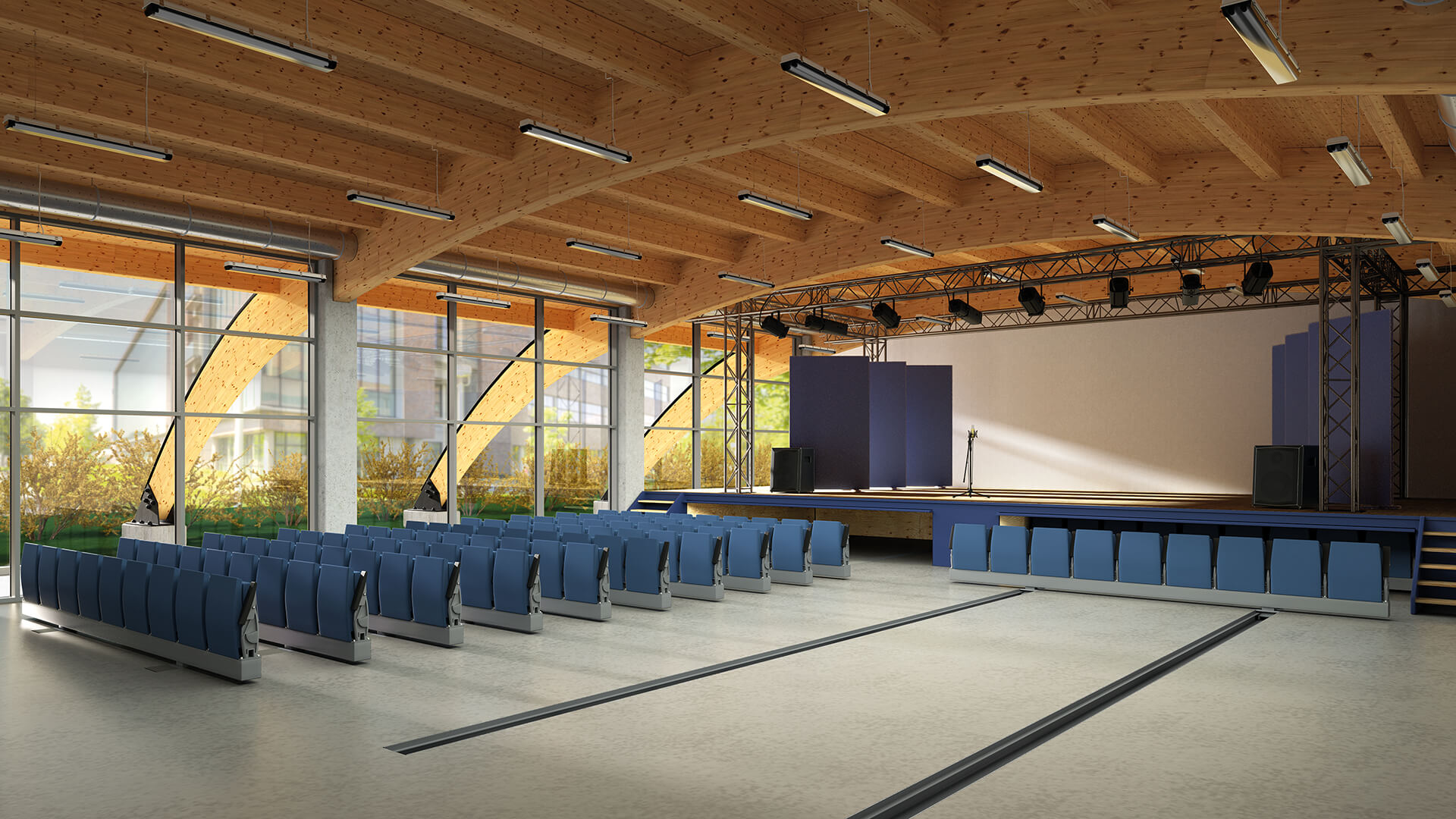 公共座椅|礼堂椅、报告厅椅|办公家具|设计师家具|Futura 剧院/礼堂椅