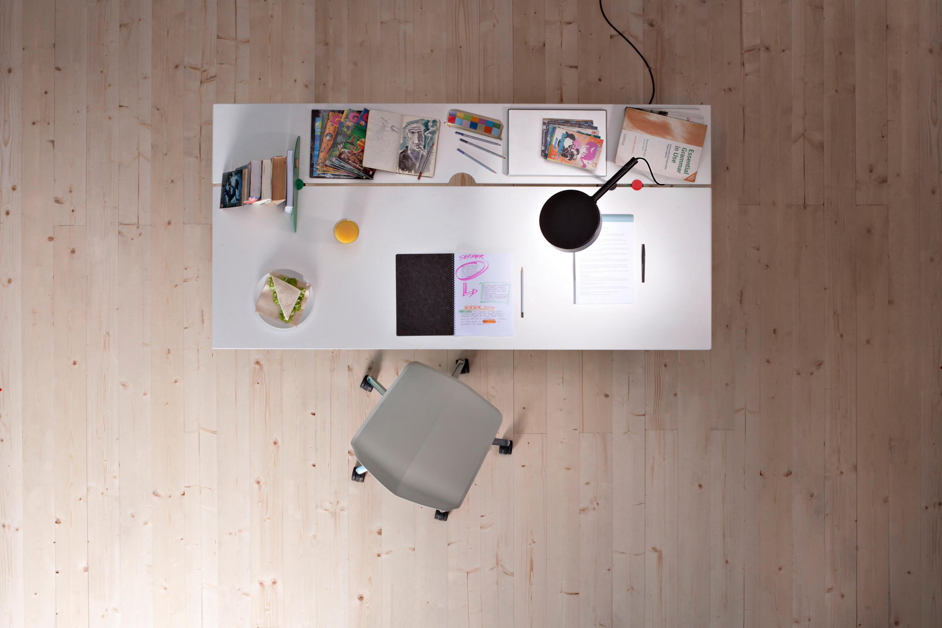 办公屏风|办公屏风系统|办公家具|设计师家具|Offset Table 工作台/办公桌