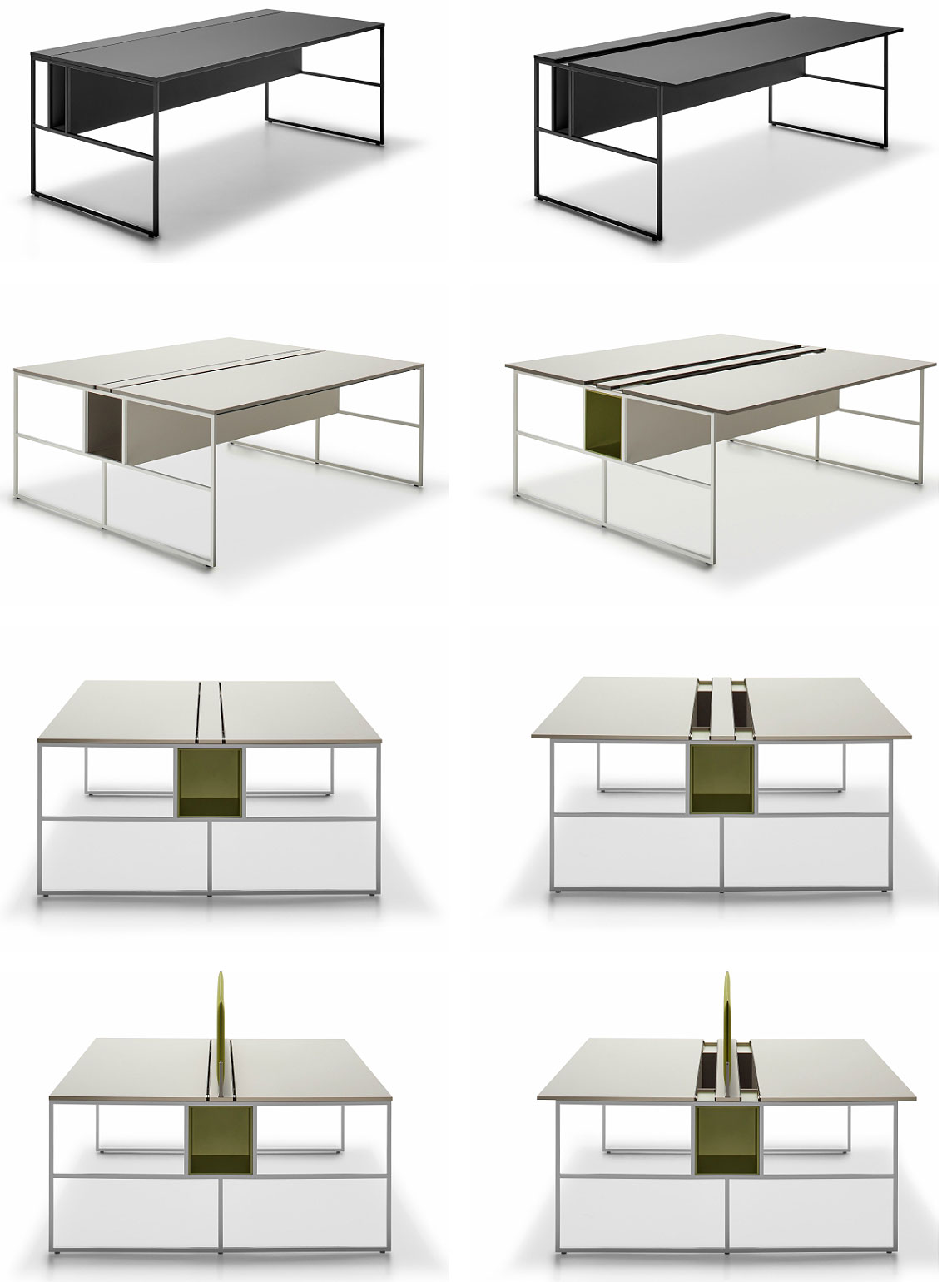 办公屏风|办公屏风系统|办公家具|设计师家具|20.VENTI 办公桌