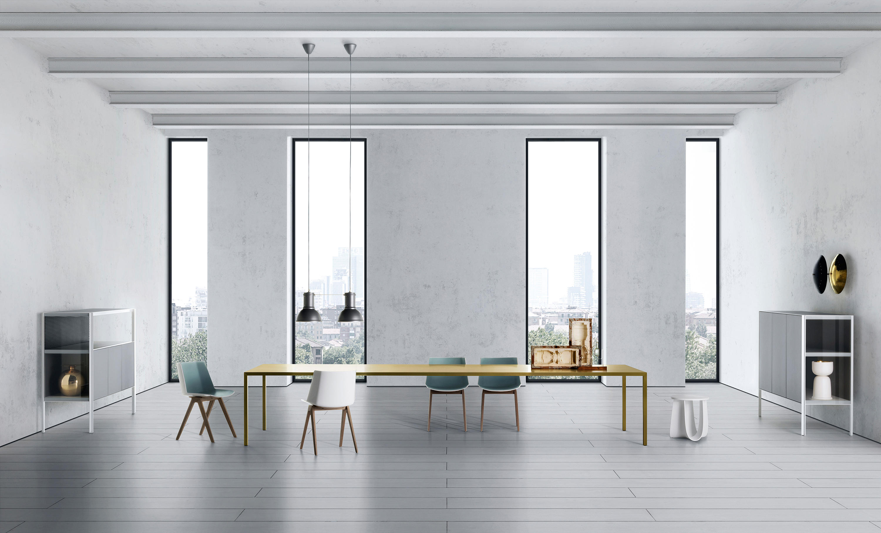 会议台|会议条桌|办公家具|设计师家具|Tense 洽谈桌/会议桌