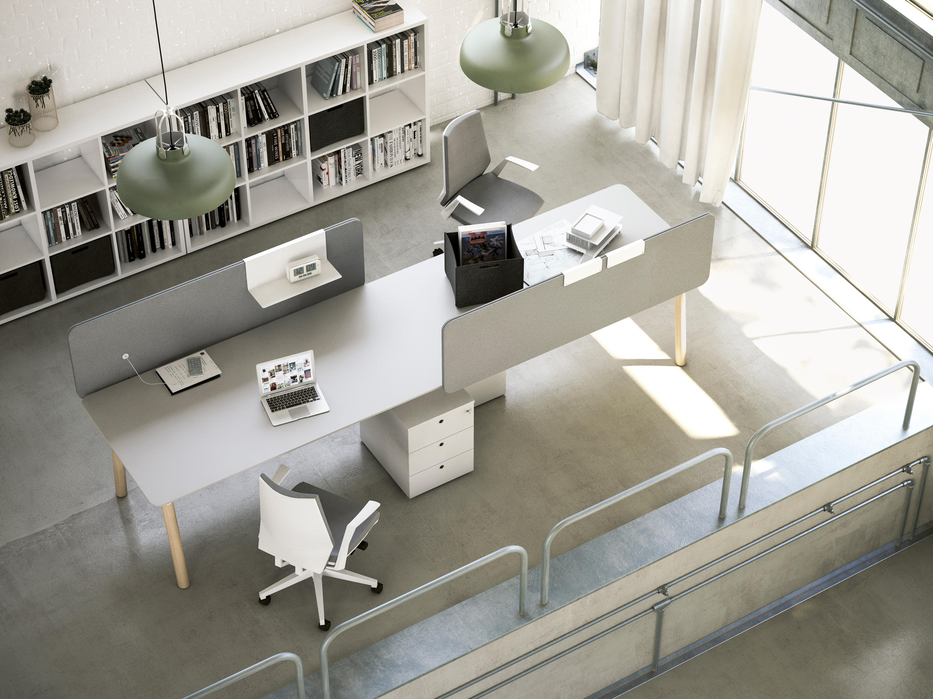 办公屏风|办公屏风系统|办公家具|设计师家具|WOODS 办公桌组合系统