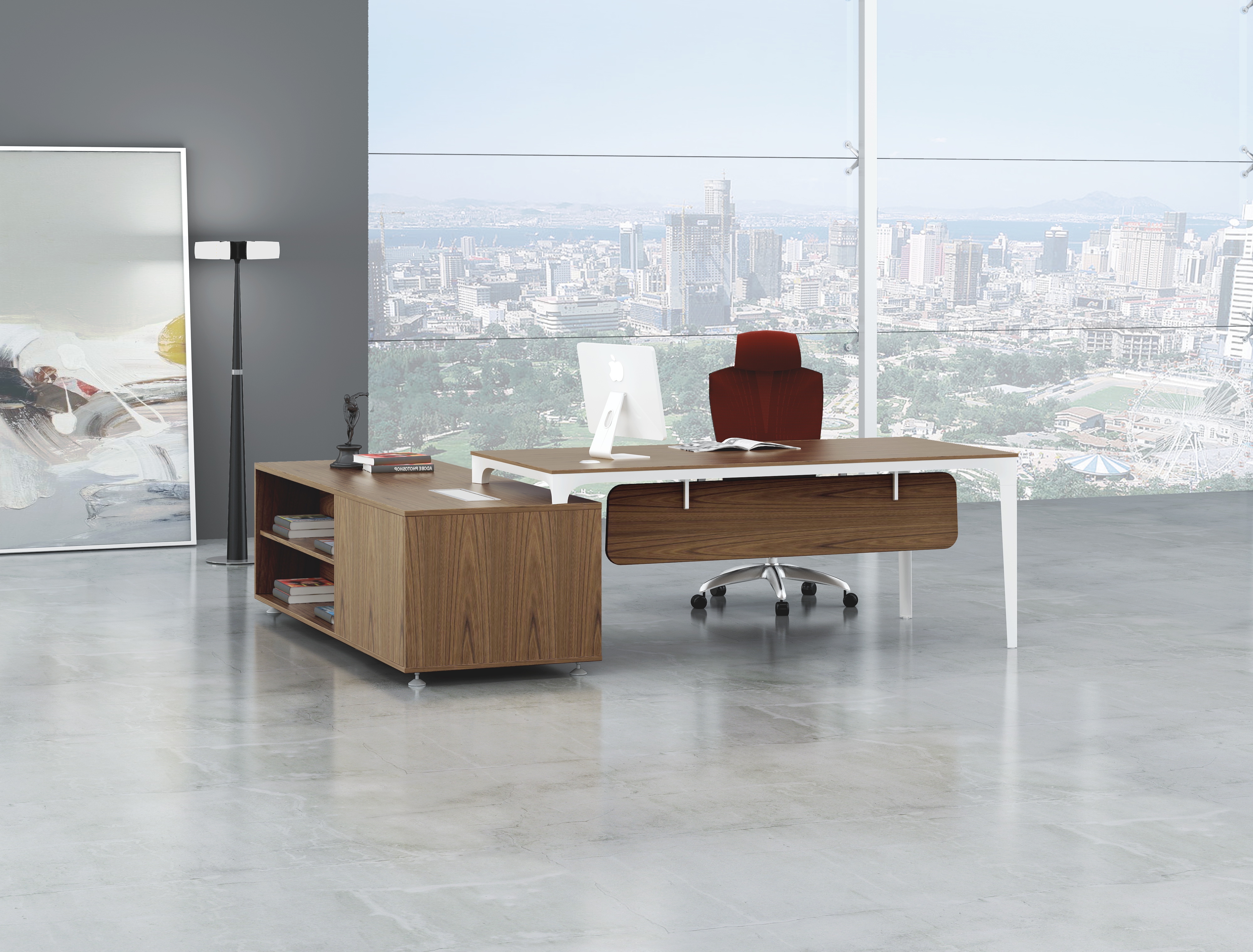 办公台|时尚大班台|办公家具|设计师家具|大班台/配套系列