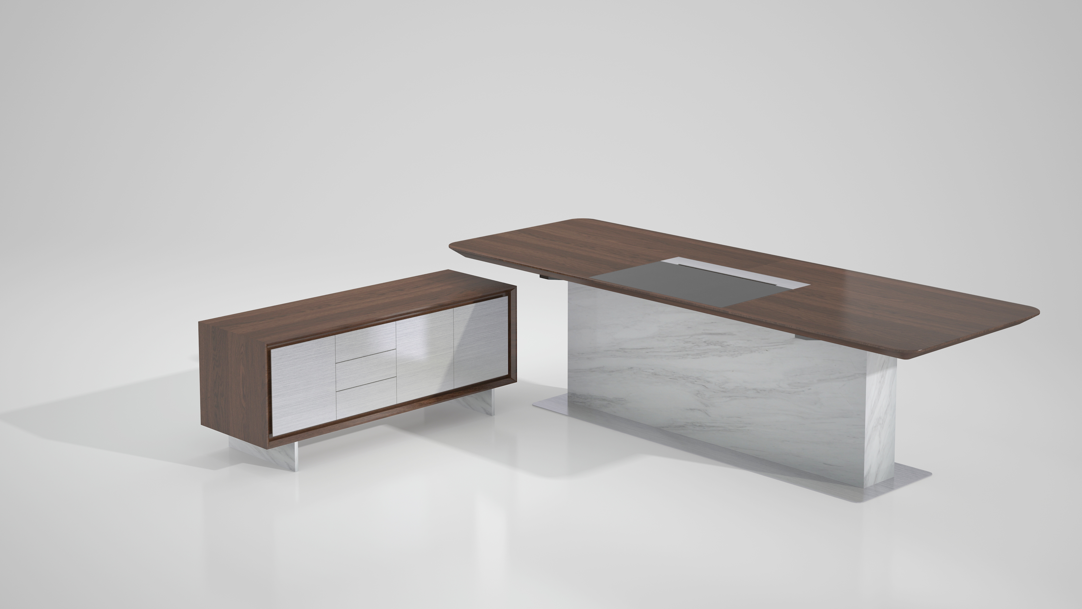 办公台|时尚大班台|办公家具|设计师家具|大班台/配套系列