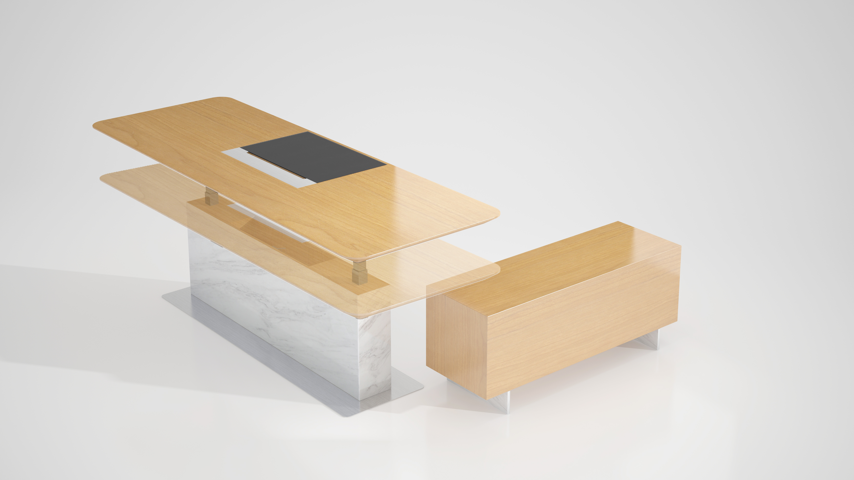 办公台|时尚大班台|办公家具|设计师家具|大班台/配套系列