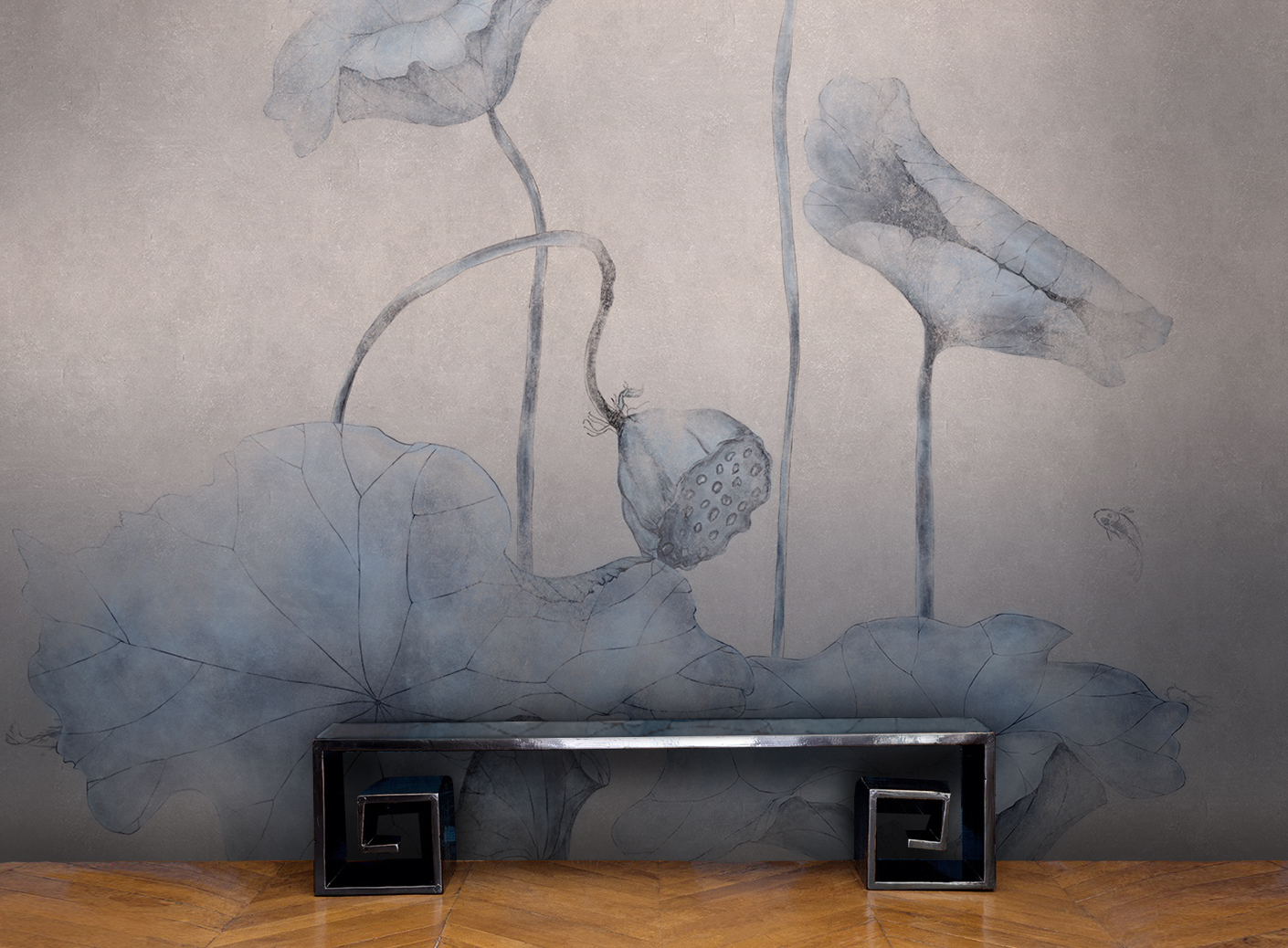 开云（中国） - 附件|装饰画/墙饰|办公家具|设计师家具|荷韵-原创定制壁画