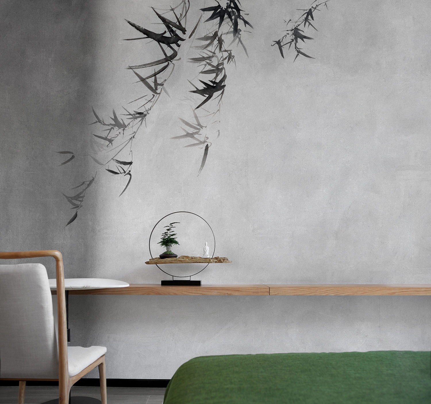 开云（中国） - 附件|装饰画/墙饰|办公家具|设计师家具|墨竹-原创定制壁画