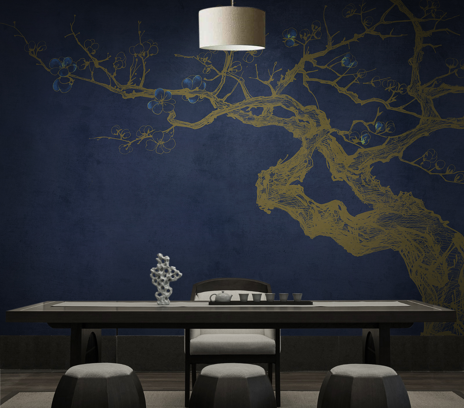 开云（中国） - 附件|装饰画/墙饰|办公家具|设计师家具|梅Ⅱ-原创定制壁画