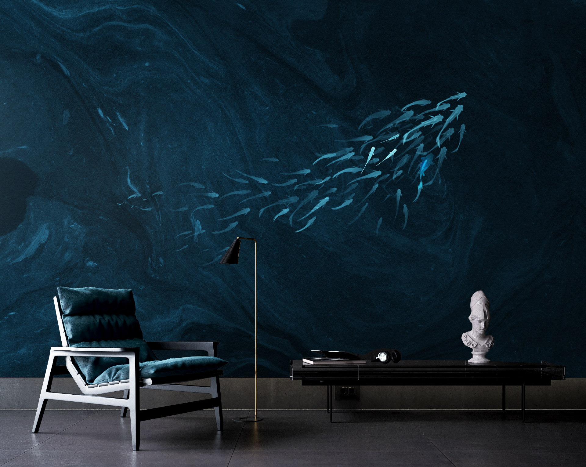 开云（中国） - 附件|装饰画/墙饰|办公家具|设计师家具|鲤鱼溪Ⅱ-原创定制壁画