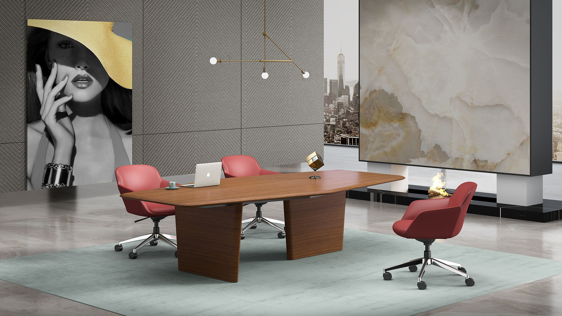 会议台|实木会议台|办公家具|设计师家具|会议台