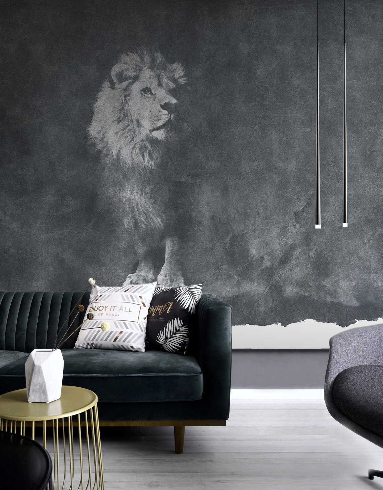 开云（中国） - 附件|装饰画/墙饰|办公家具|设计师家具|狮子-原创定制壁画