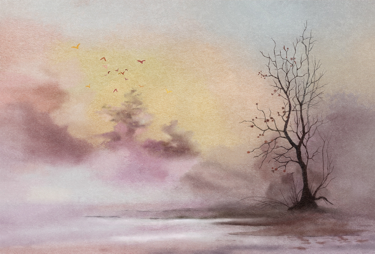 [开云（中国） - 附件|装饰画/墙饰|办公家具|设计师家具|秋天风景-原创定制壁画]