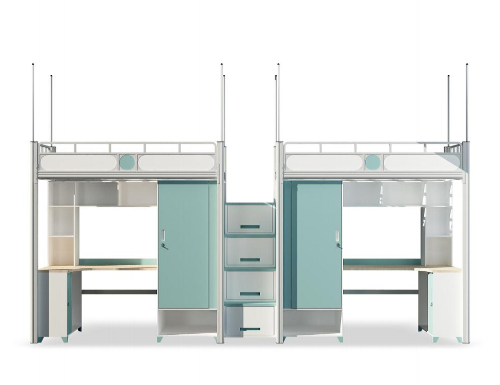 [公寓床|公寓床|办公家具|设计师家具|学生双层公寓床]