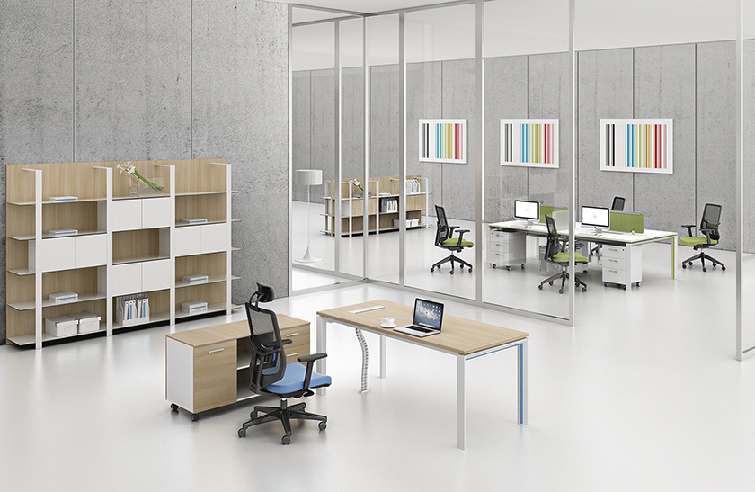 开云体育|开云体育|Bon波恩|时尚简约现代设计职员桌，办公桌，工作台