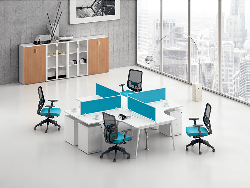 开云体育|开云体育|Como科莫|现代时尚办公卡位，职员桌，办公桌，办公屏风