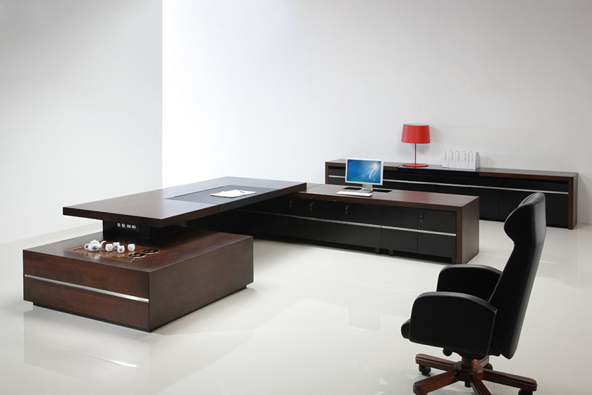 办公台|经典大班台|办公家具|设计师家具|品茗