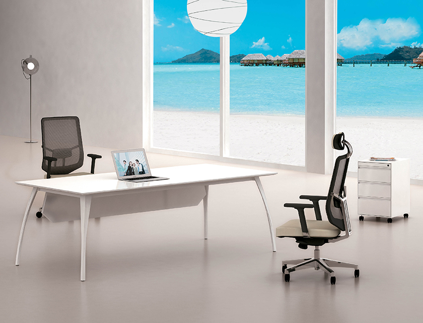 办公台|时尚大班台|办公家具|设计师家具|LEUVEN鲁汶