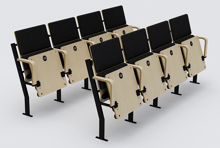 公共座椅|礼堂椅|办公家具|设计师家具|思可乐剧场椅