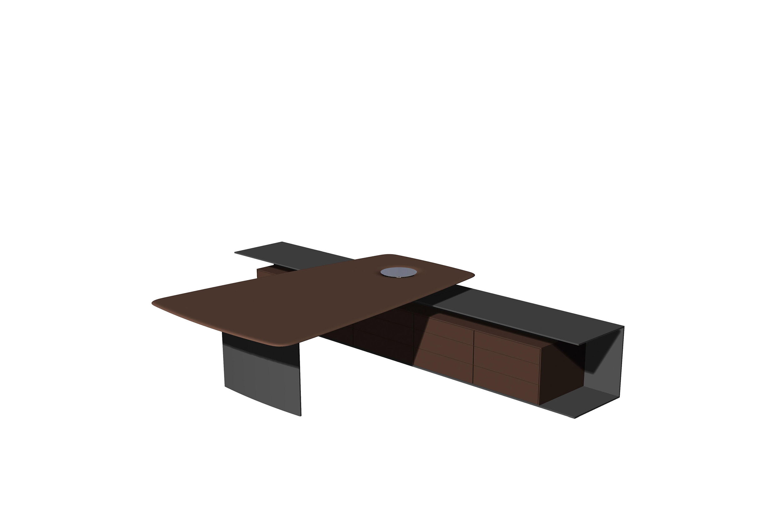 办公台|时尚大班台|办公家具|设计师家具|KEYPIECE COMMUNICATION DESK.大班台