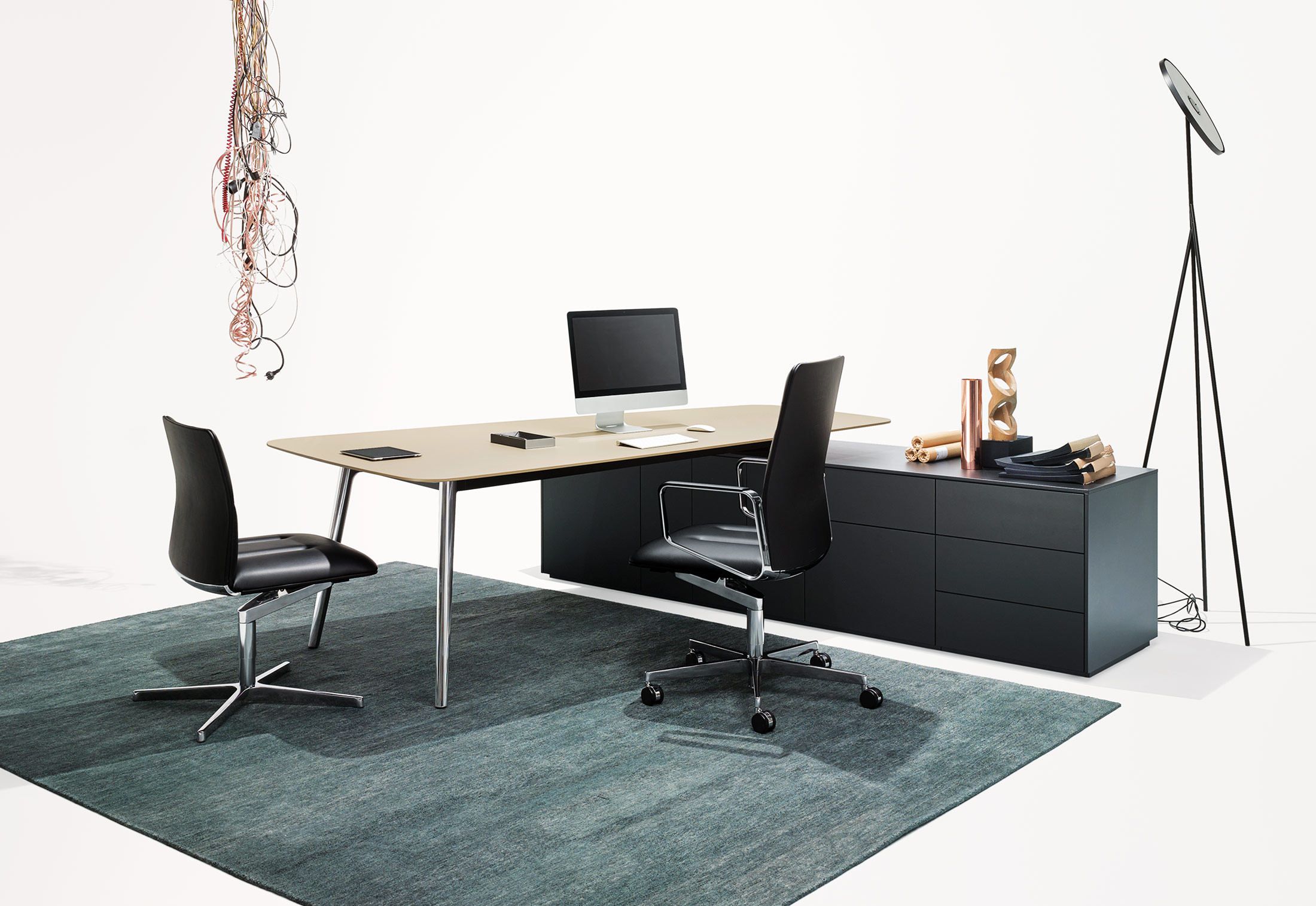 办公台|时尚大班台|办公家具|设计师家具|KEYPIECE COMMUNICATION DESK.大班台