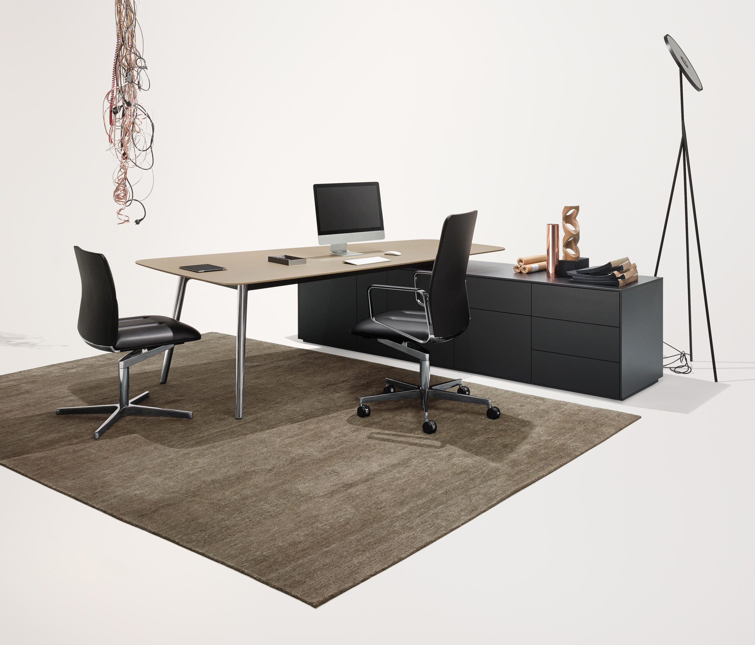 办公台|时尚大班台|办公家具|设计师家具|KEYPIECE COMMUNICATION DESK.大班台