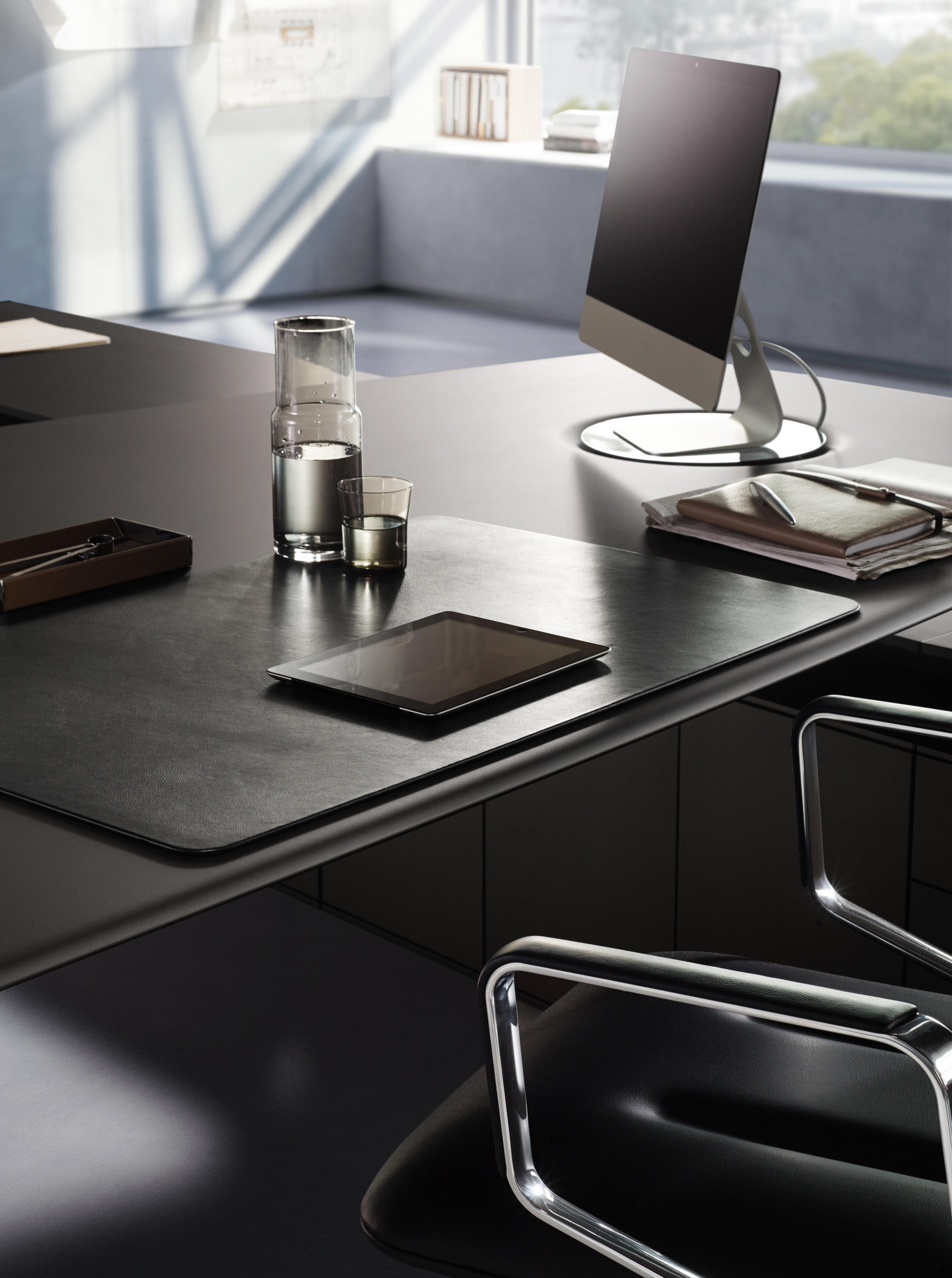 办公台|时尚大班台|办公家具|设计师家具|KEYPIECE COMMUNICATION DESK.大班台