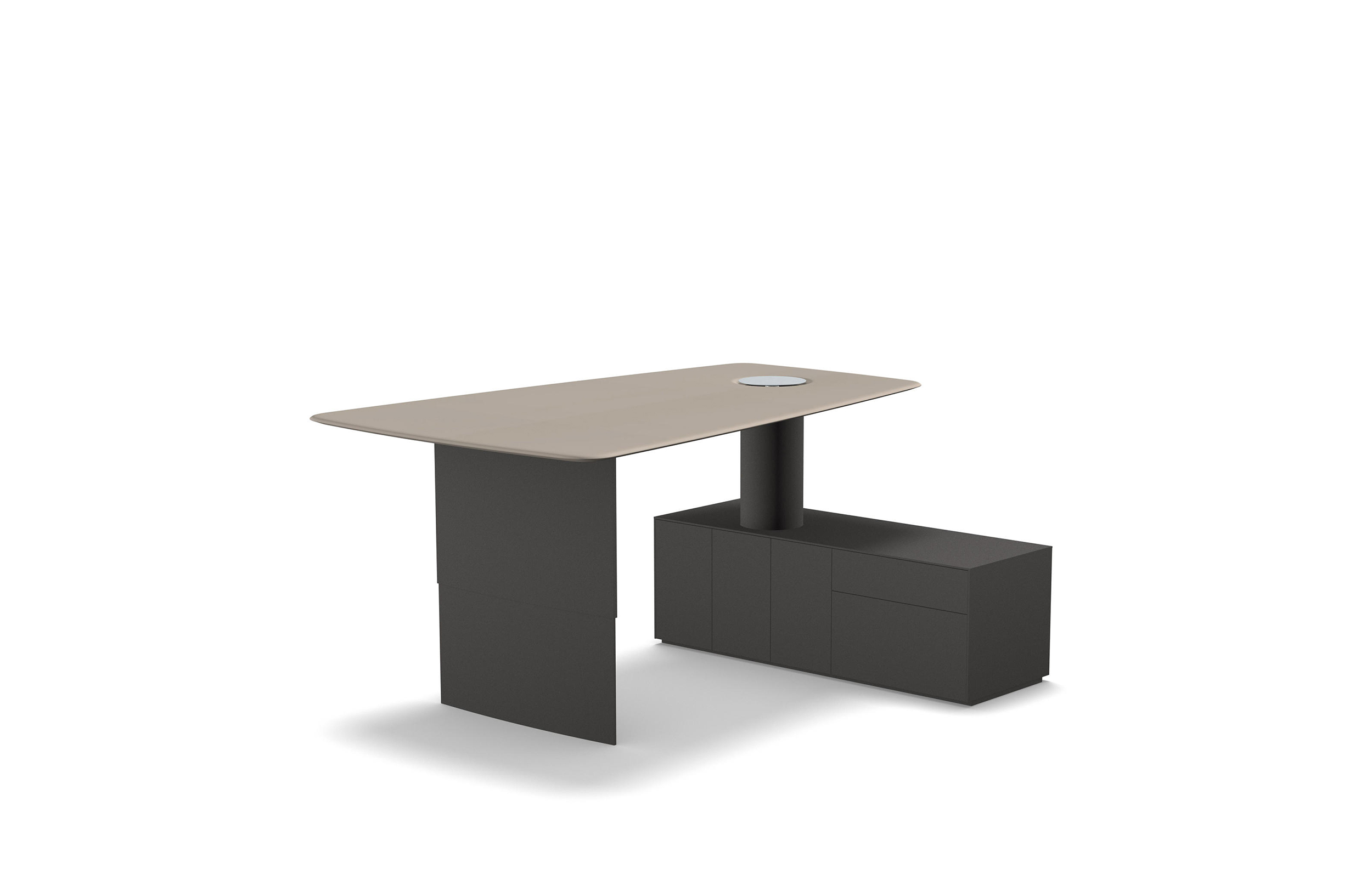 办公台|时尚大班台|办公家具|设计师家具|KEYPIECE COMMUNICATION DESK.大班台