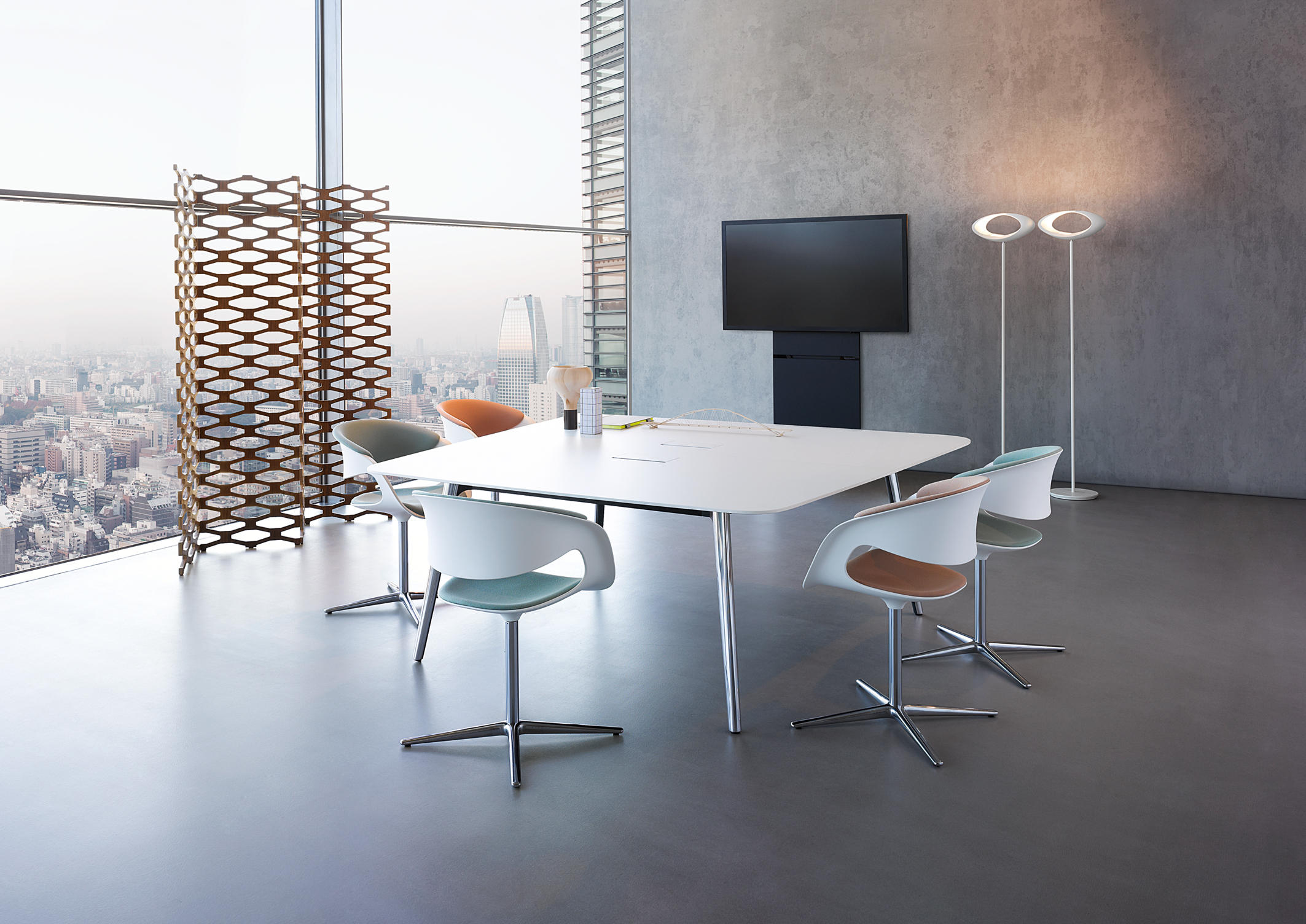 会议台|实木洽谈台|办公家具|设计师家具|KEYPIECE洽谈台