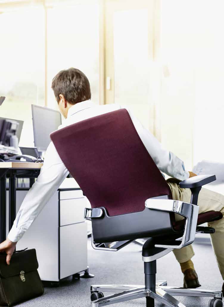 办公椅|现代真皮中班椅|办公家具|设计师家具|ON 175/71 中班椅