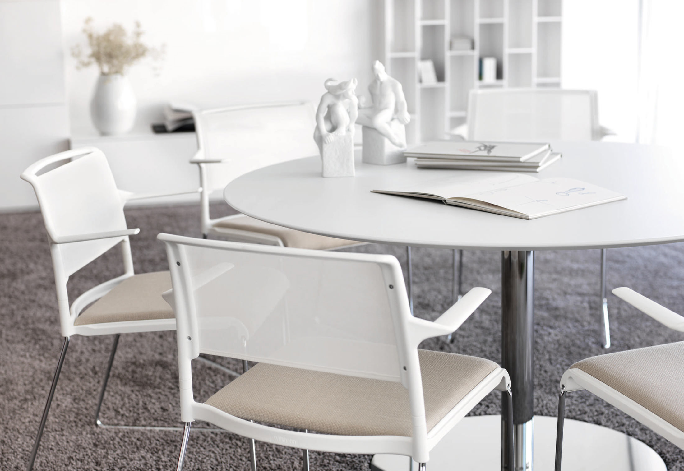 培训家具|布面培训椅|办公家具|设计师家具|艾琳233/1 培训椅