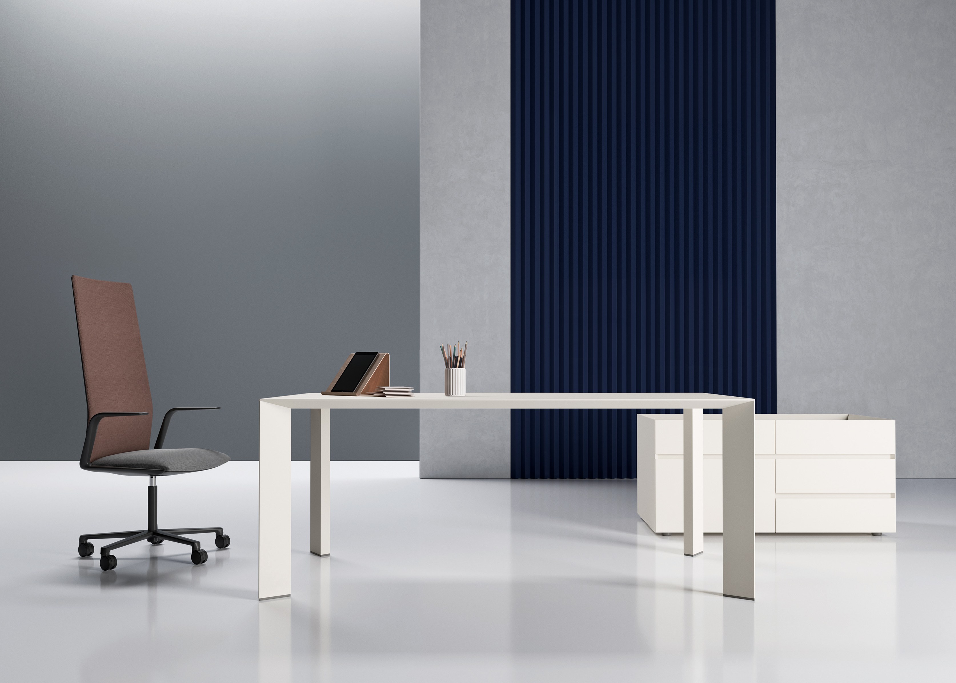 办公台|时尚大班台|办公家具|设计师家具|Paper系列大班台系列