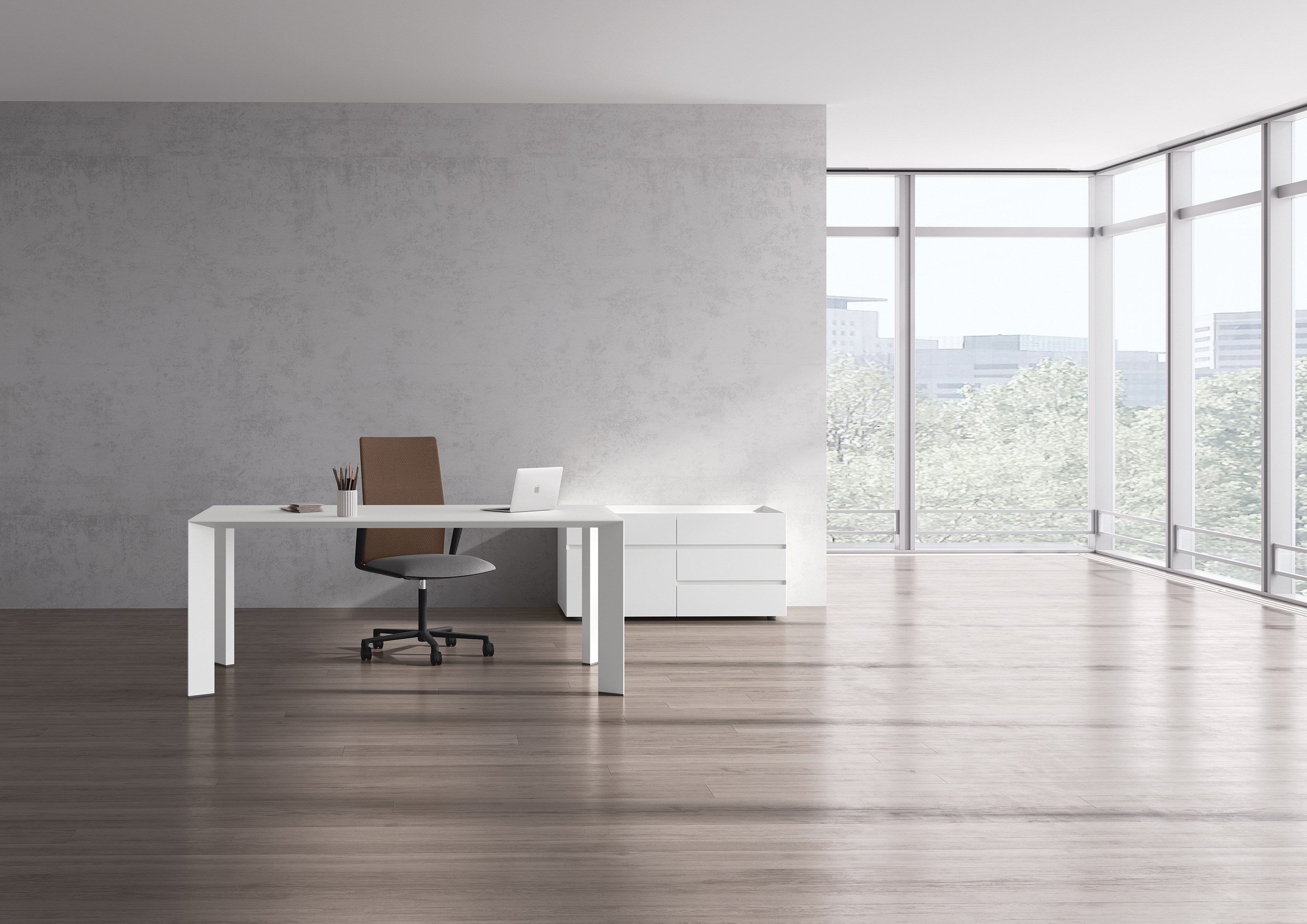 办公台|时尚大班台|办公家具|设计师家具|Paper系列大班台系列