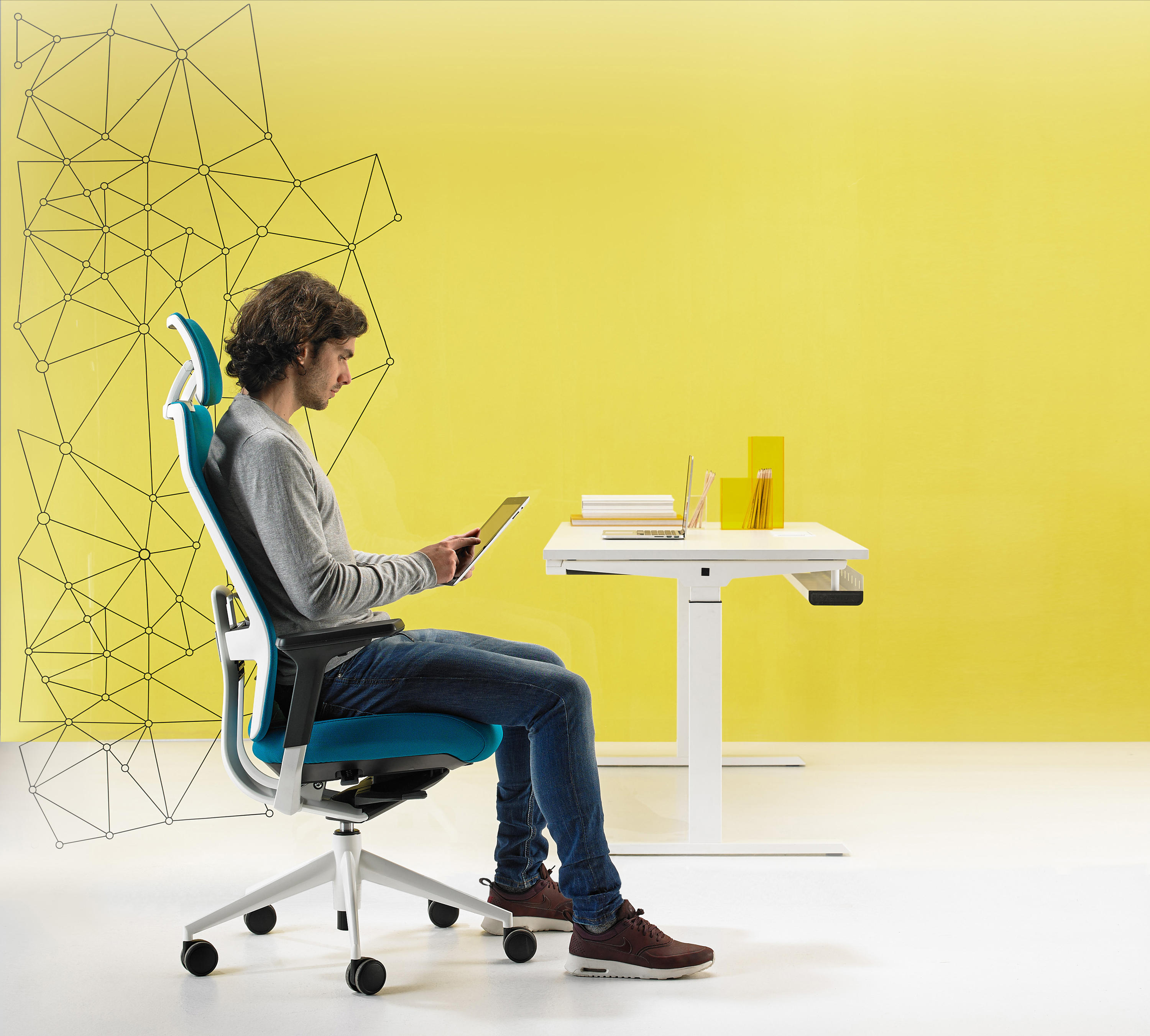 办公椅|现代真皮中班椅|办公家具|设计师家具|TNK FAMILY 大班椅系列