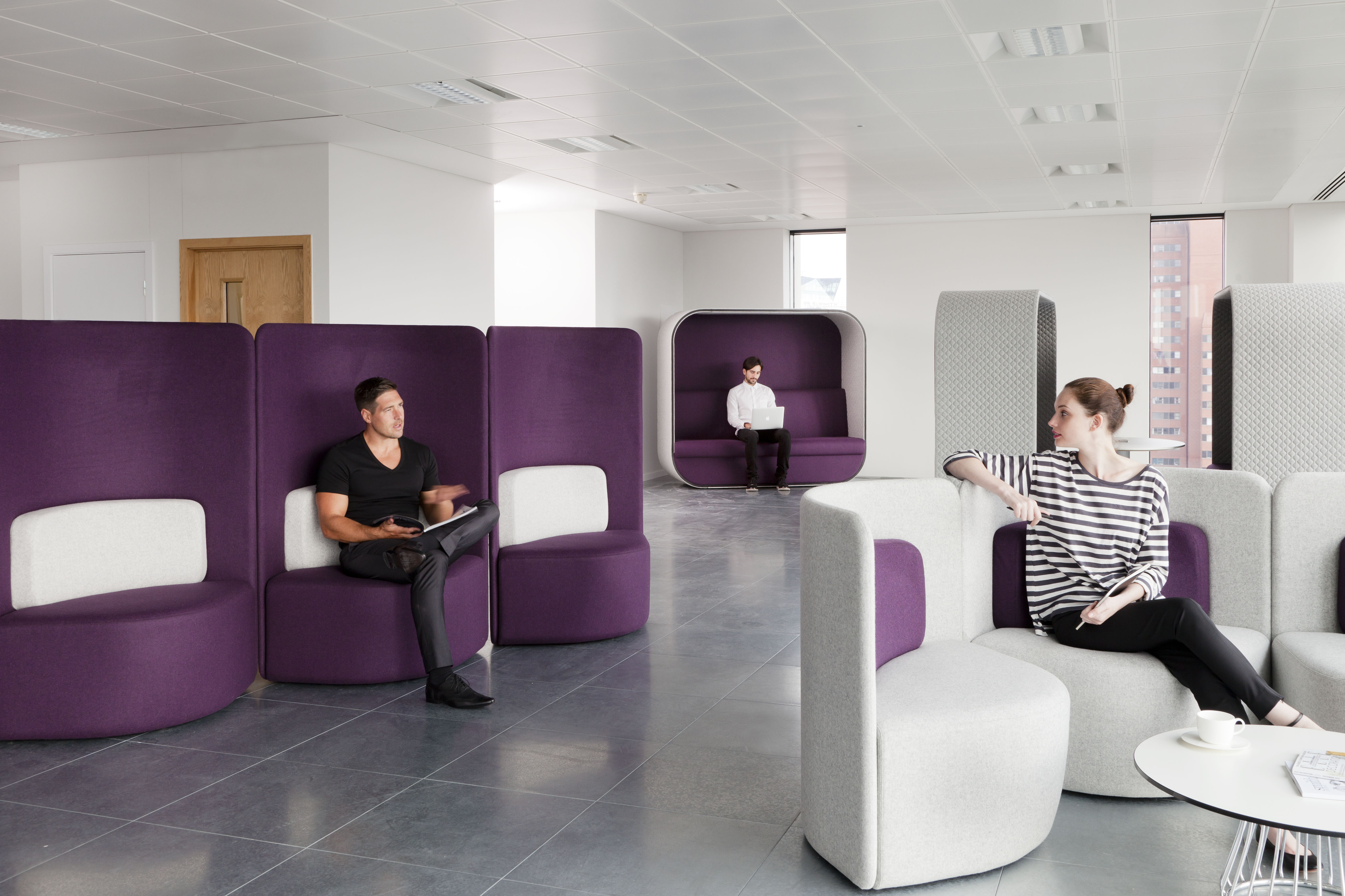 办公沙发|布面沙发|办公家具|设计师家具|Shuffle空间沙发