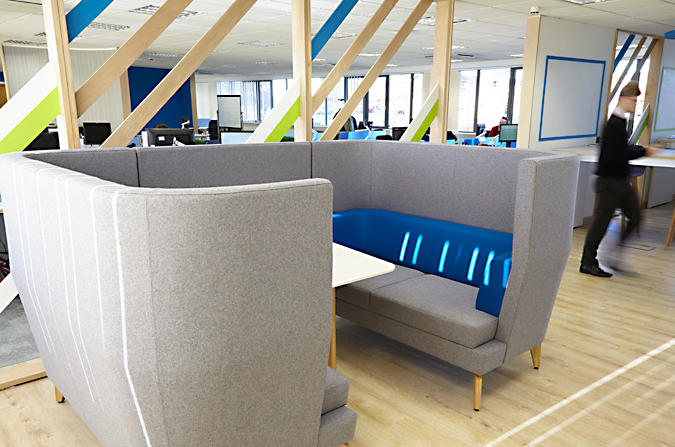 办公沙发|布面沙发|办公家具|设计师家具|协约低背空间沙发