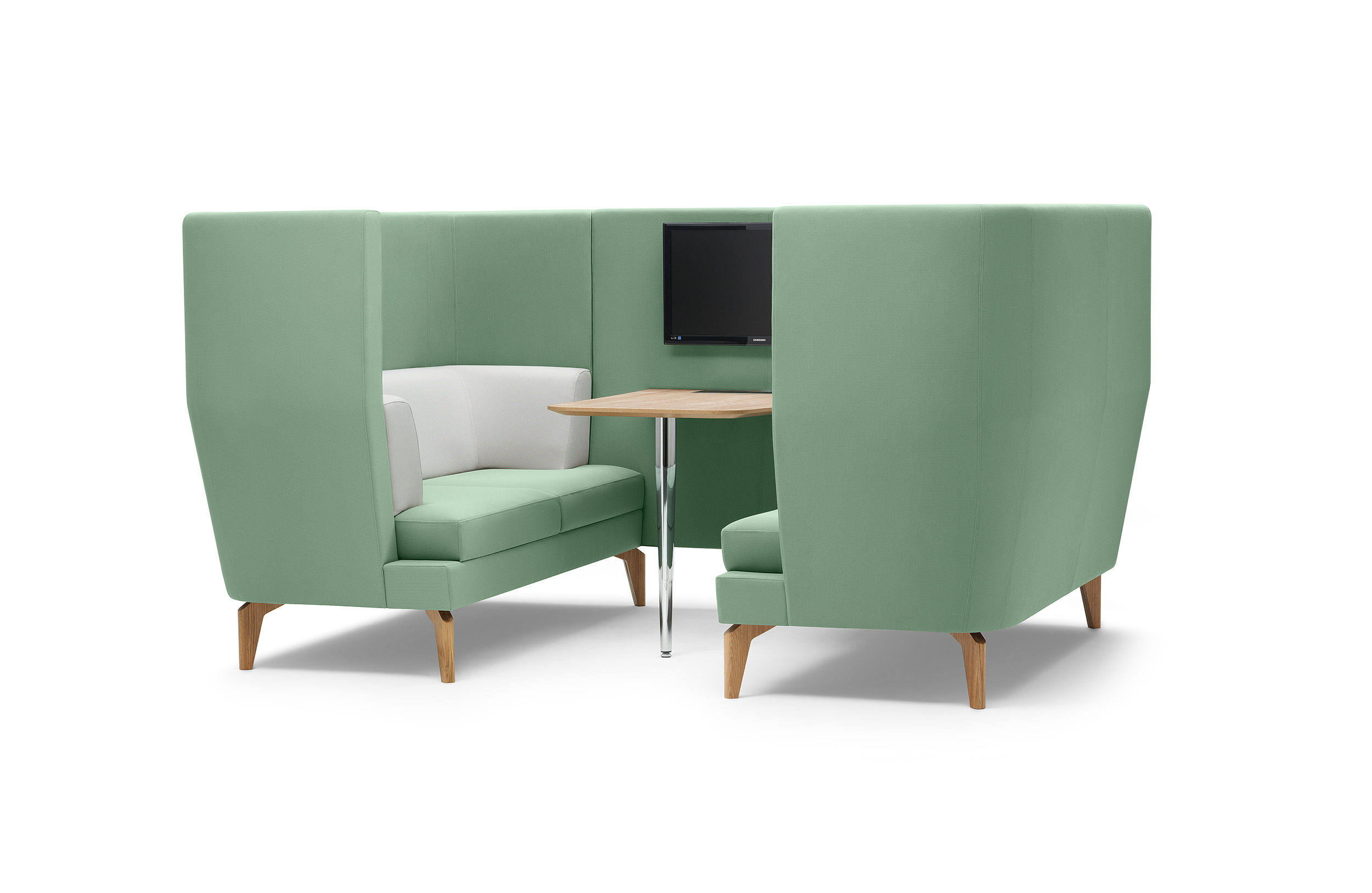 办公沙发|布面沙发|办公家具|设计师家具|协约低背空间沙发