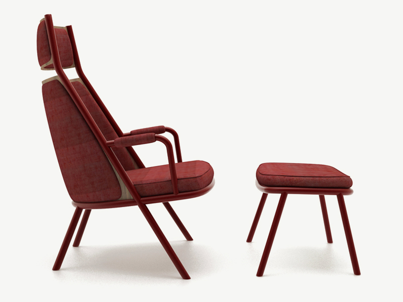 开云（中国） - 坐具|躺椅|办公家具|设计师家具|扎弗拉高背躺椅&脚凳