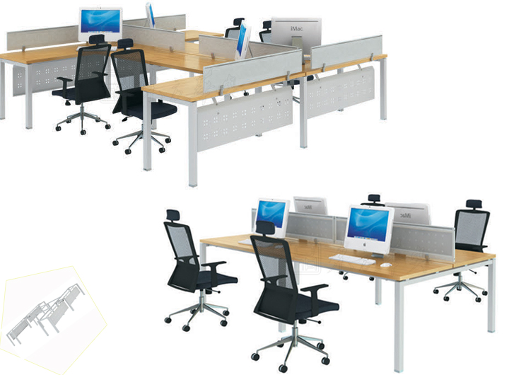 办公台|钢木职员台|办公家具|钢木职员台